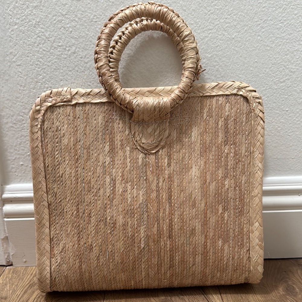 Natural Woven Handbag
